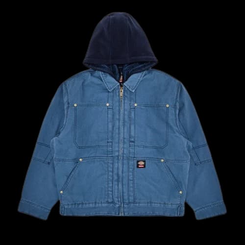 Supreme x Dickies Hooded Work Jacket 'Light Blue'