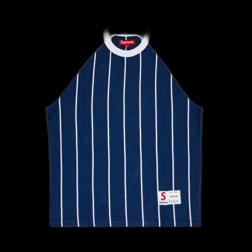 Supreme Stripe Raglan Long-Sleeve Top 'Navy'