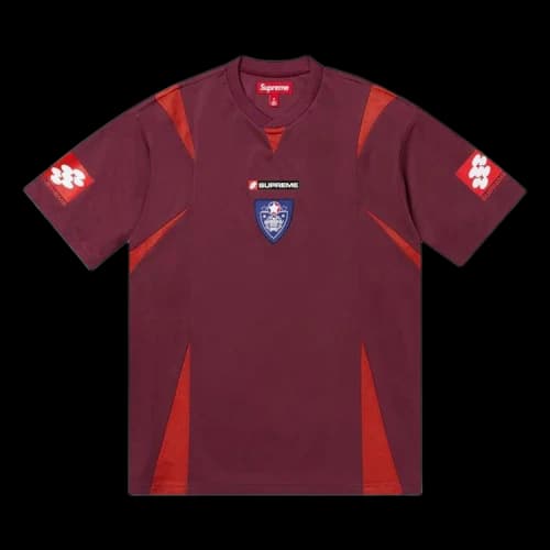 Supreme Crest Soccer Jersey 'Maroon'