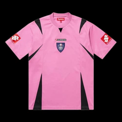 Supreme Crest Soccer Jersey 'Pink'