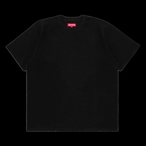 Supreme Stencil Thermal Short-Sleeve Top 'Black'