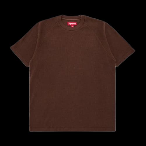 Supreme Stencil Thermal Short-Sleeve Top 'Brown'