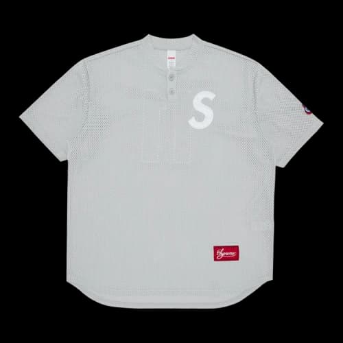 Supreme S Logo Baseball Henley 'Grey'