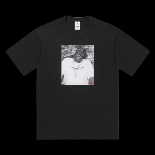 Supreme x Jordan Biggie Short-Sleeve Top 'Black'