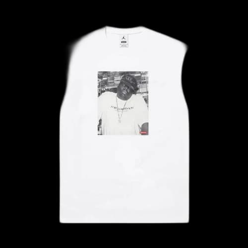Supreme x Jordan Biggie Short-Sleeve Top 'White'