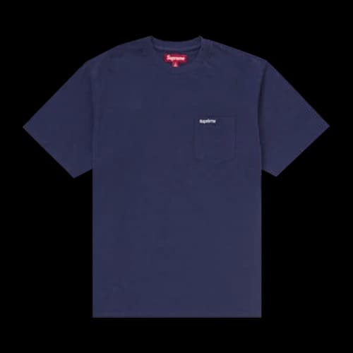 Supreme Short-Sleeve Pocket Tee 'Navy'