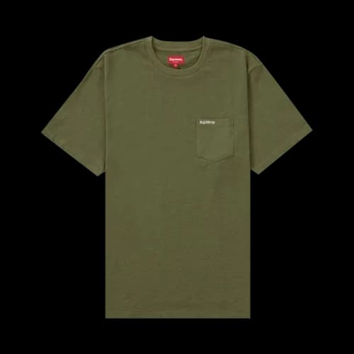 Supreme Short-Sleeve Pocket Tee 'Olive'