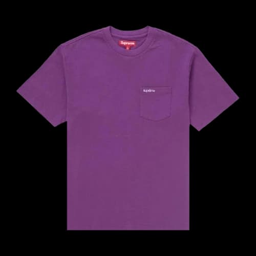Supreme Short-Sleeve Pocket Tee 'Purple'