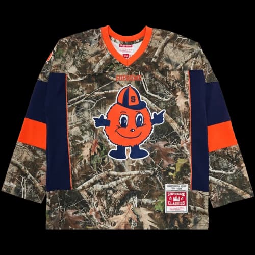 Supreme x Mitchell & Ness NCAA Hockey Jersey 'TrueTimber Kanati Camo'