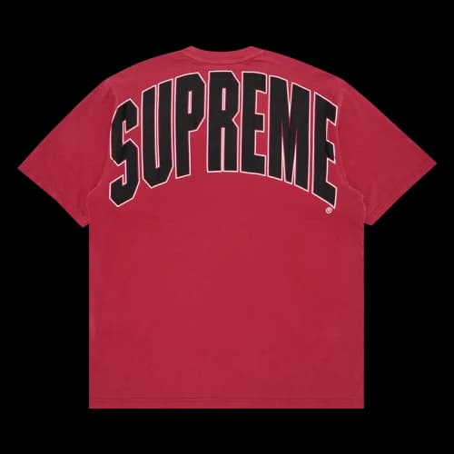 Supreme Cracked Back Arc Short-Sleeve Top 'Red'