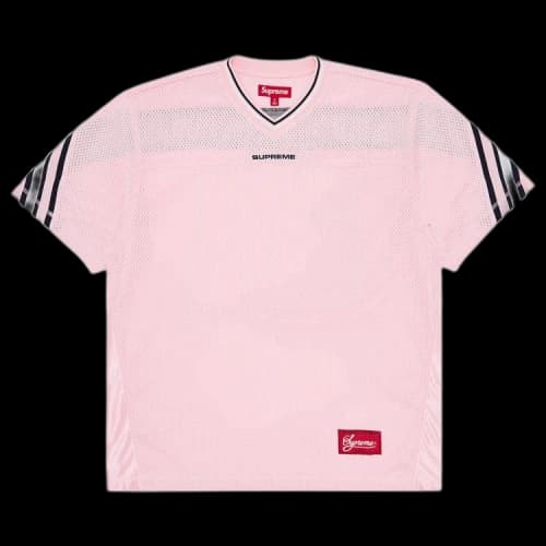 Supreme Jacquard Rib Football Jersey 'Pink'