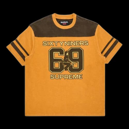 Supreme x HYSTERIC GLAMOUR 69 Football Top 'Light Orange'