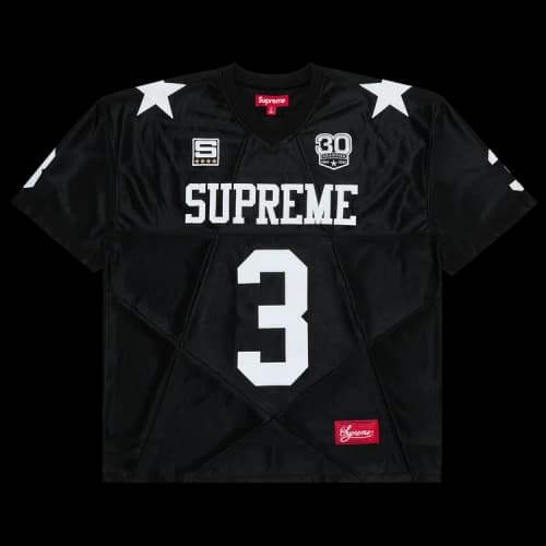 Supreme Star Football Jersey 'Black'