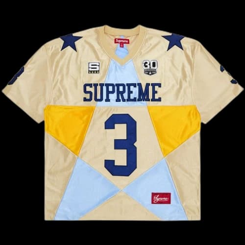 Supreme Star Football Jersey 'Gold'