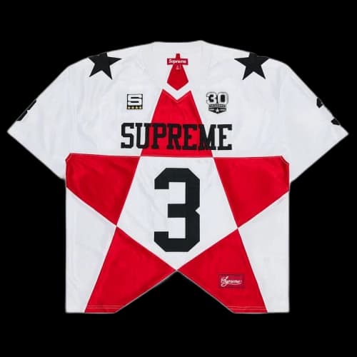 Supreme Star Football Jersey 'White'