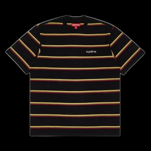 Supreme Stripe Short-Sleeve Top 'Black'