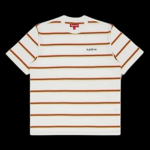 Supreme Stripe Short-Sleeve Top 'White'