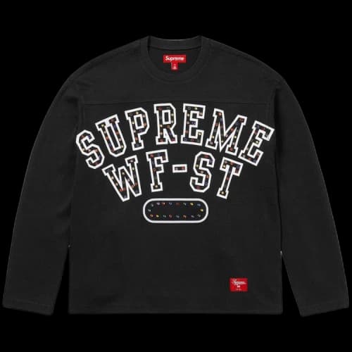 Supreme Athletic Studded Long-Sleeve Top 'Black'