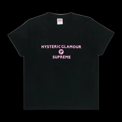 Supreme x HYSTERIC GLAMOUR Baby Tee 'Black'
