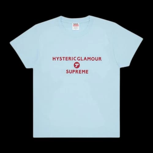 Supreme x HYSTERIC GLAMOUR Baby Tee 'Light Blue'