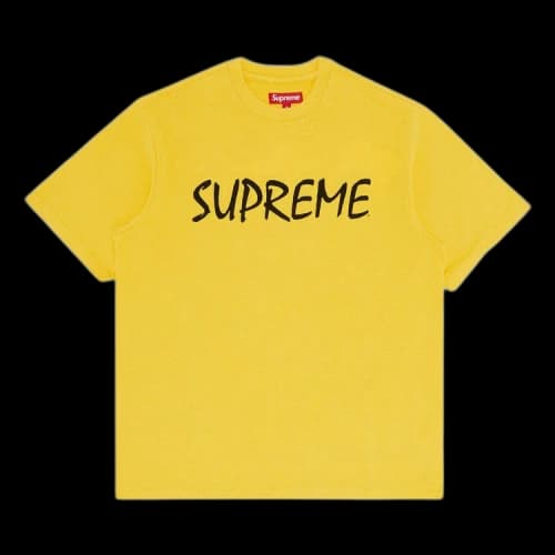 Supreme FTP Short-Sleeve Top 'Yellow'