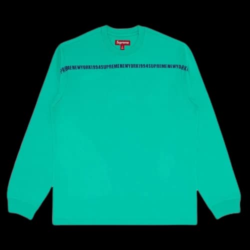 Supreme Intarsia Stripe Long-Sleeve Top 'Green'
