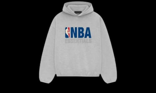 Fear of God Essentials NBA Hoodie Light Heather
