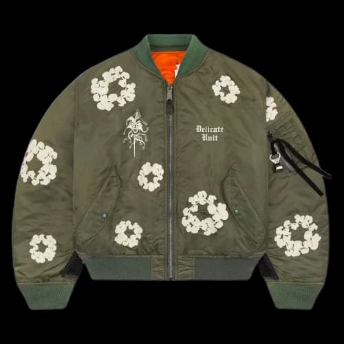 Denim Tears x Delicate Unit Bomber Jacket 'Green'