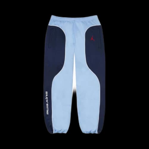 Supreme x Jordan Tricot Track Pant 'Light Blue'