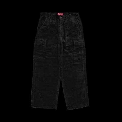 Supreme Wide Wale Corduroy Cargo Pant 'Black'