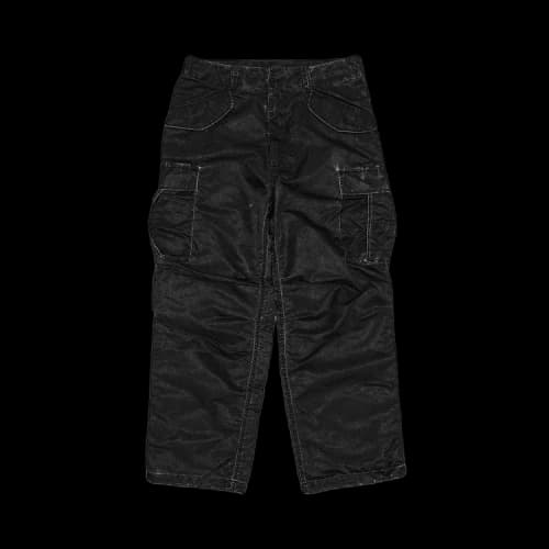 Supreme Washed Flight Satin Cargo Pant 'Black'