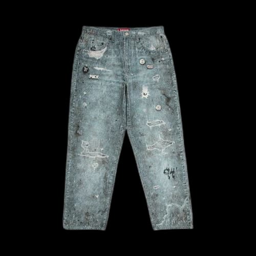 Supreme HJR Trompe L'oeil Loose Fit Jean 'Blue'
