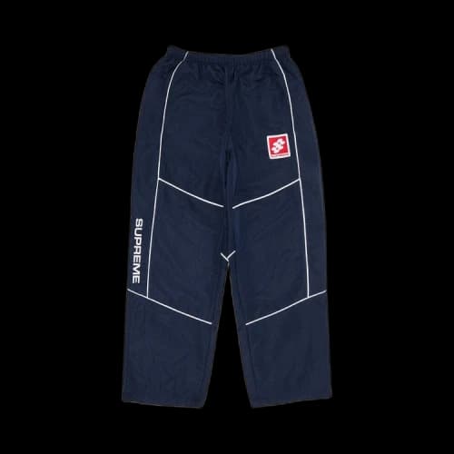 Supreme Reflective Piping Track Pant 'Navy'