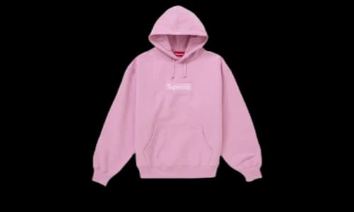 Supreme Box Logo Hooded Sweatshirt Sweatshirt (FW24) Pink