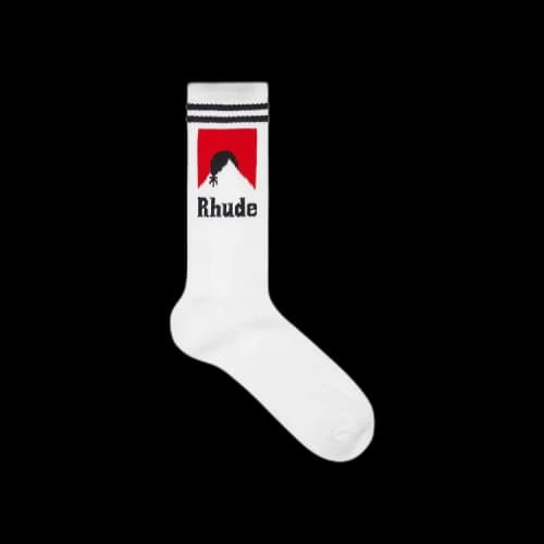 Rhude Moonlight Sock 'White/Black/Red'