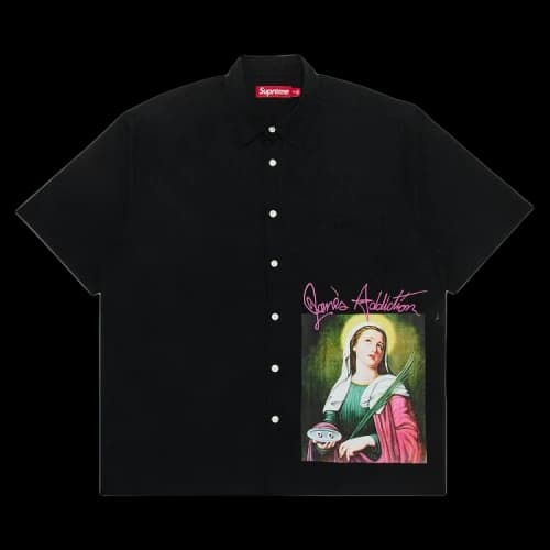 Supreme x Jane's Addiction Short-Sleeve Shirt 'Black'
