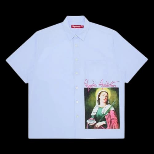 Supreme x Jane's Addiction Short-Sleeve Shirt 'Light Blue'