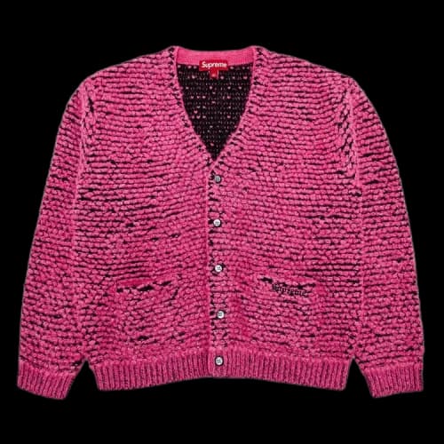 Supreme Textured Knotted Cardigan 'Pink'