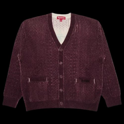 Supreme x Jane's Addiction Cardigan 'Burgundy'