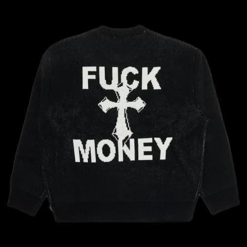 Supreme Fuck Money Sweater 'Black'