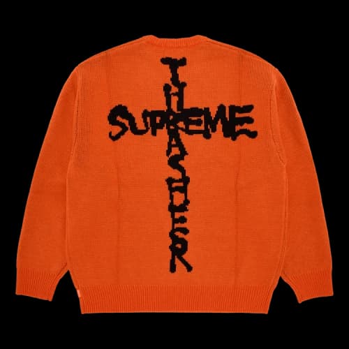 Supreme x Thrasher Sweater 'Orange'