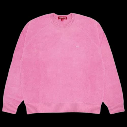 Supreme Terry Small Box Sweater 'Pink'