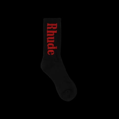 Rhude Logo Sock 'Black/Red'