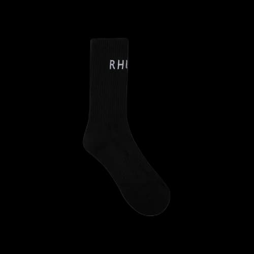 Rhude Classic Logo Sock 'Black/White'