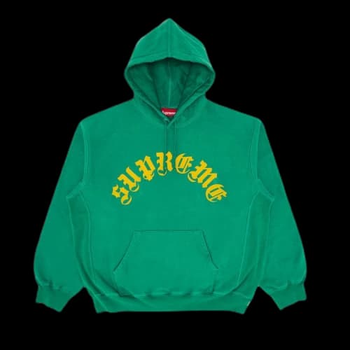 Supreme Printed Arc Hooded Sweatshirt 'Light Pine'