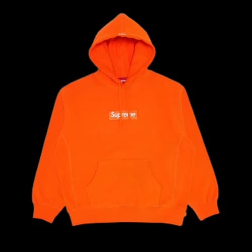 Supreme Box Logo Hooded Sweatshirt 'Dark Orange'