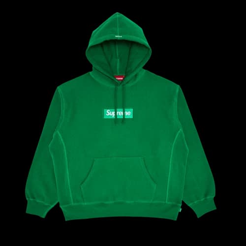 Supreme Box Logo Hooded Sweatshirt 'Green'