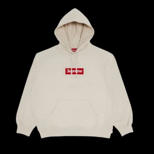Supreme Box Logo Hooded Sweatshirt 'Stone'