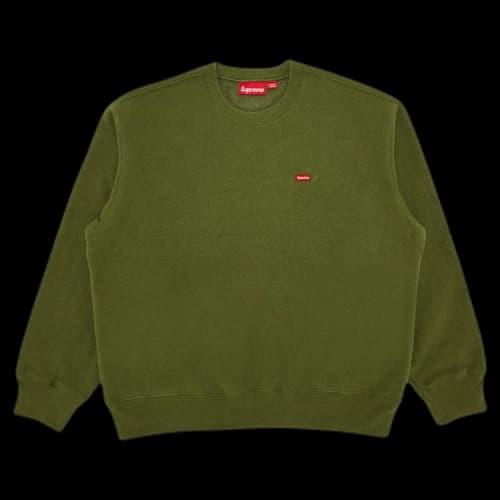 Supreme Small Box Crewneck 'Olive'