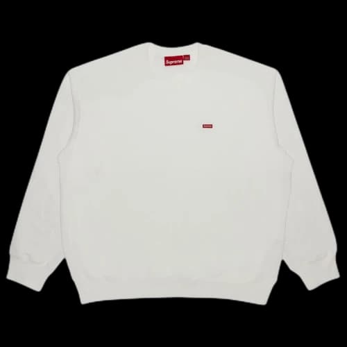 Supreme Small Box Crewneck 'White'